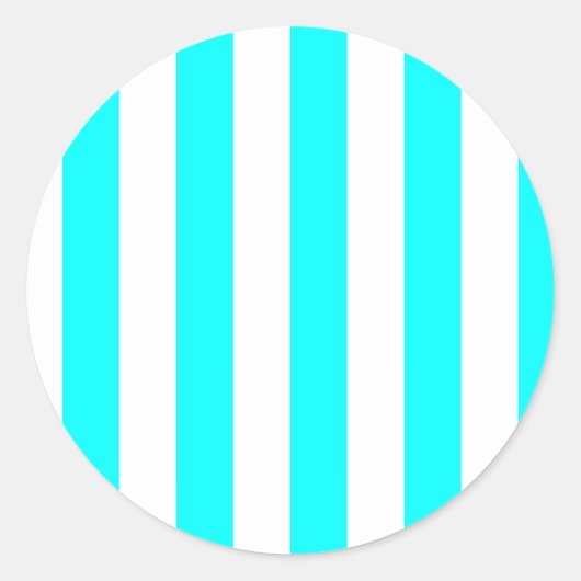 Wit gestreepte sticker (Voorkant)