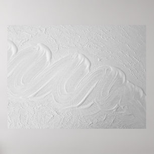 Wit getextureerd acrylschilderij poster