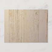 Wit getextureerd houten korrel briefkaart (Voorkant)