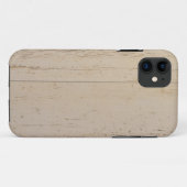 Wit getextureerd houten korrel Case-Mate iPhone case (Achterkant (horizontaal))