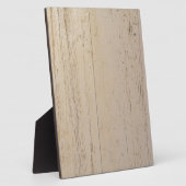 Wit getextureerd houten korrel fotoplaat (Zijkant)