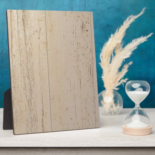 Wit getextureerd houten korrel fotoplaat (Zijkant)