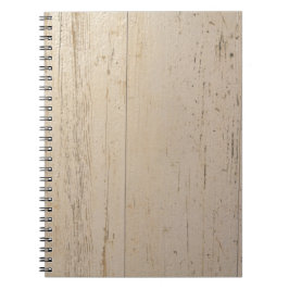 Wit getextureerd houten korrel notitieboek