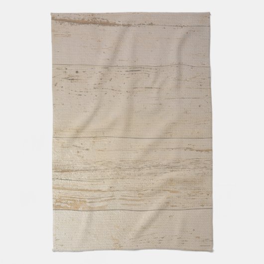 Wit getextureerd houten korrel theedoek (Verticaal)