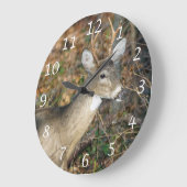 Wit-getrainde Duck Wall Clock Grote Klok (Hoek)