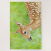 Wit-getrapt deer Fawn | Minnesota Legpuzzel (Verticaal)
