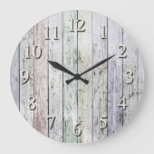 Wit gewassen grote klok (Voorkant)