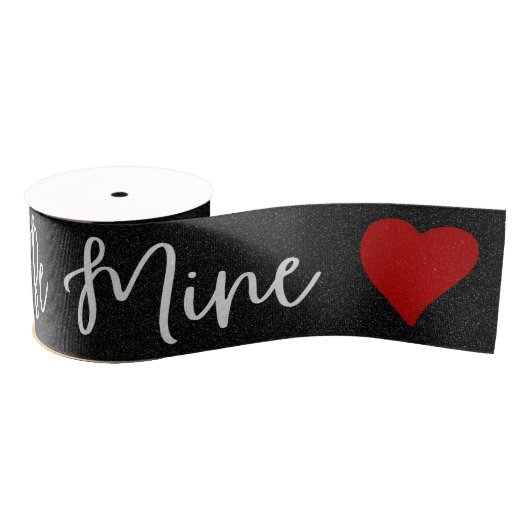 Wit-gistlint van Valentijnse glitter Grosgrain Lint (Spoel)