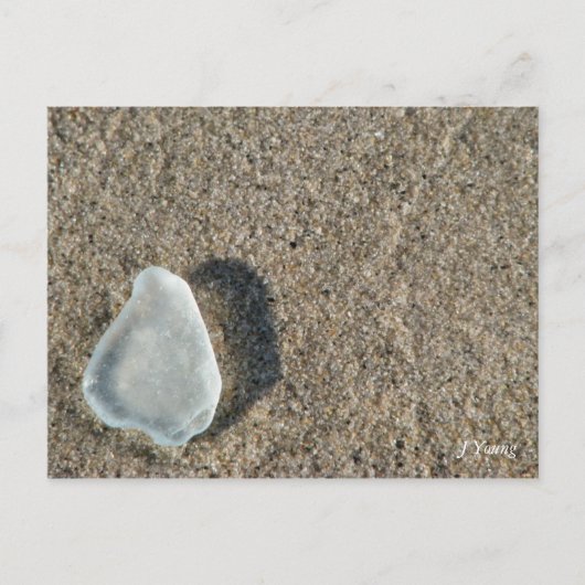 Wit glas briefkaart (Voorkant)