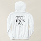 Wit Goed Nieuws Hoodie (Design achterkant)