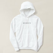 Wit Goed Nieuws Hoodie (Design voorkant)