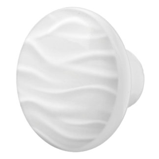 Wit-golfafdruk rond aangepaste keramische knop /pu