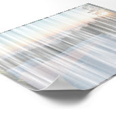 Wit gordijn #1 poster (Hoek)