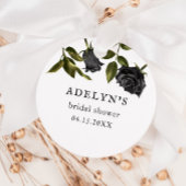 Wit Gotisch Halloween Vrijgezellenfeest Bedankjes Labels