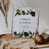 Wit Gotisch Vrijgezellenfeest Kaarten en Geschenke Poster