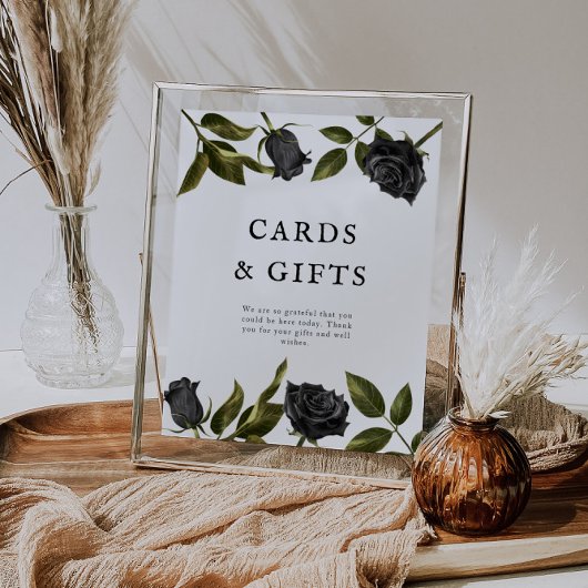 Wit Gotisch Vrijgezellenfeest Kaarten en Geschenke Poster