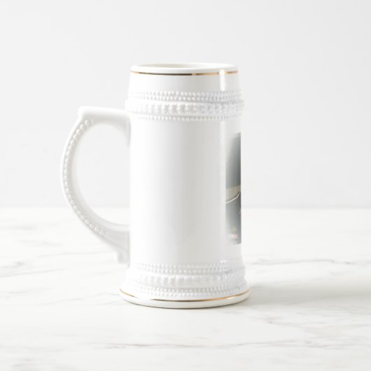wit/goud 22 oz, Stein Bierpul (Links)