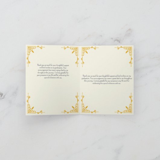 Wit Goud  Afstuderen Uitnodiging (Binnen)