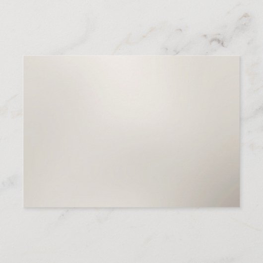 Wit Goud Bloemen Detail Behuizing Kaart (Achterkant)