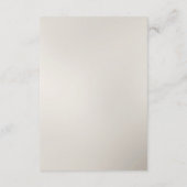 Wit Goud Bloemen Detail Behuizing Kaart (Achterkant)