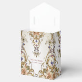 Wit Goud Bloemen Favoriet Box Bedankdoosjes (Geopend)