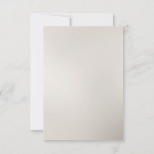 Wit Goud Bloemen RSVP-kaart RSVP Kaartje (Achterkant)