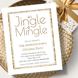 Wit & Goud | Christmas Party Budget Invitation