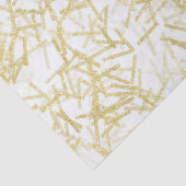 Wit Goud Confetti Muzieknoten Verjaardag Tissuepapier (Detail)