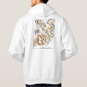 Wit & Goud Design Collectie Hoodie