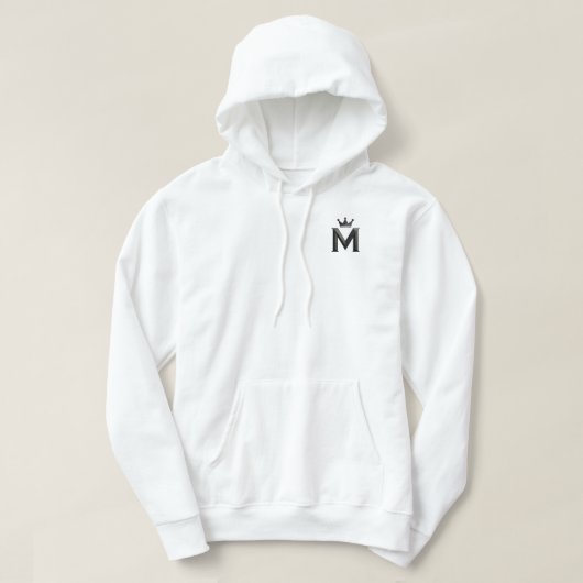 Wit & Goud Design Collectie Hoodie (Design voorkant)