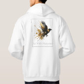 Wit & Goud Design Collectie Hoodie (Achterkant)