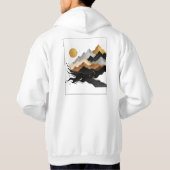 Wit & Goud Design Collectie Hoodie (Achterkant)