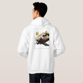 Wit & Goud Design Collectie Hoodie