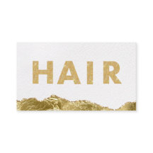 Wit Goud Haar Stylist Promotionele QR code