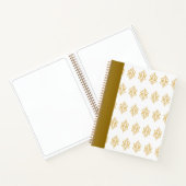 Wit Goud Kant Gastenboek Notitieboek Gift (Binnen)