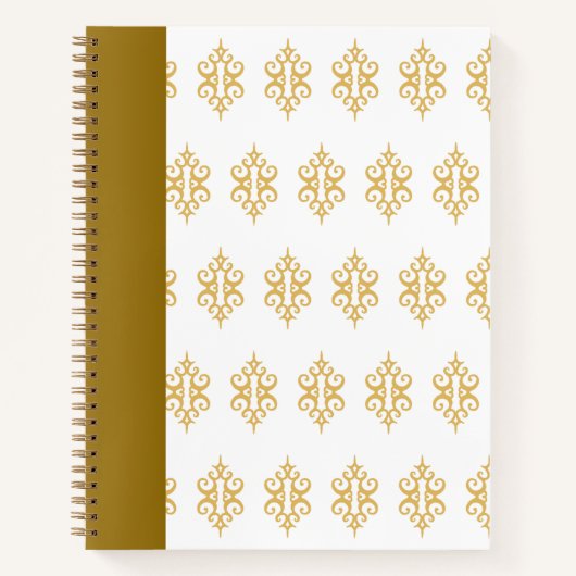 Wit Goud Kant Gastenboek Notitieboek Gift (Voorkant)