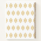 Wit Goud Kant Gastenboek Notitieboek Gift (Achterkant)
