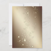 Wit Goud Kerstballen Kerstmis Bedrijf Party Kaart (Achterkant)