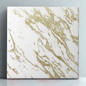 Wit & Goud Marmer Luxe Keramische Tegels Tegeltje