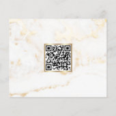 Wit Goud Marmeren Make-up Artist Elegant Flye Flyer (Achterkant)