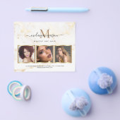 Wit Goud Marmeren Make-up Artist Elegant Flye Flyer (Enkel)