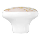 Wit Goud marmeren steen, natuurlijke deur trekken, Keramische Knop (Zijkant)