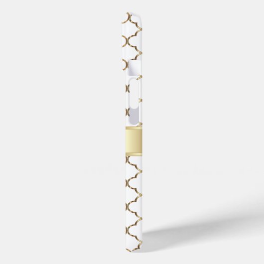 Wit & Goud Marokkaans | DIY-naam Case-Mate iPhone Case (Achterkant / Links)