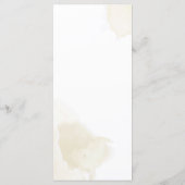 Wit Goud Mexicaanse Jongen Doop 1e Verjaardag Menu (Achterkant)