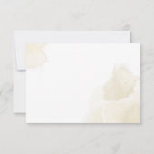 Wit Goud Mexicaanse Jongen Eerste Verjaardag Bedankkaart (Achterkant)