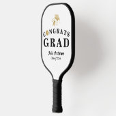 Wit & Goud Modern 2024 Afstuderen Congrats AFSTUDE Pickleball Paddle (Links)