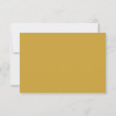 Wit Goud Moderne Minimalistische Monogram Twee Ran Kaart (Achterkant)