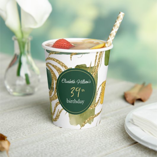 Wit goud Nepgoud Papieren Bekers (Insitu)