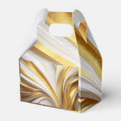 Wit Goud Retro  Bedankdoosjes (Achterkant)