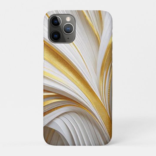 Wit Goud Retro  Case-Mate iPhone Case (Achterkant)